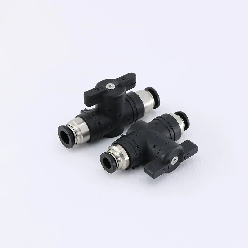 1pcs BUC4 6 8 10 12MM Turn Pneumatic Switch Hand Valve Quick Connector BUC4 6 8 10 12MM Hand To Turn Pneumatic Switch