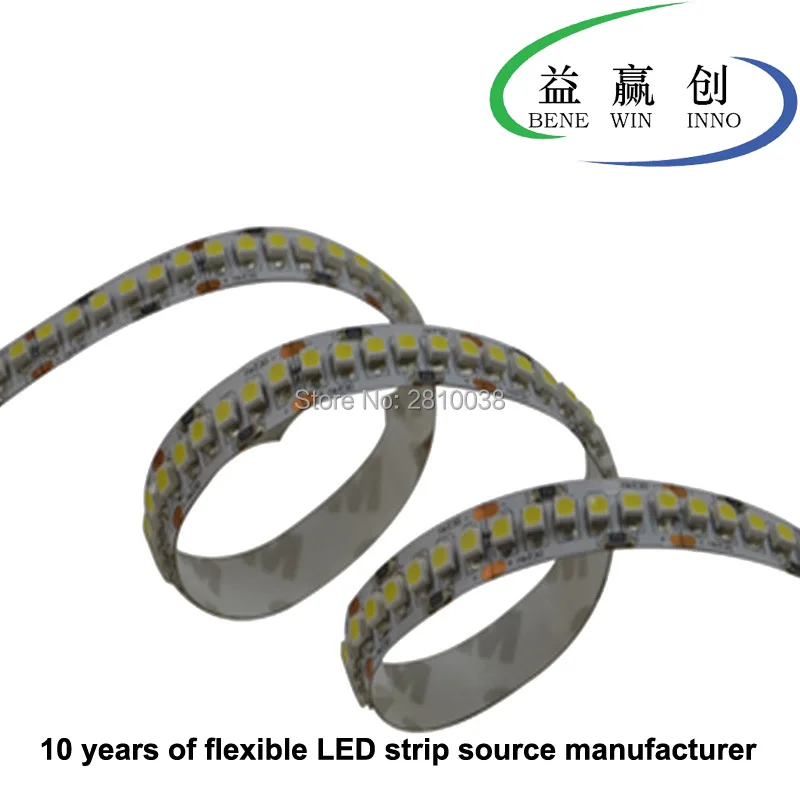 

100M/Lot High CRI Ra>90 240leds/M smd 3528 led strip bulk DC12/24V 19.2W/M led light strip IP22 10mm wide led tape light