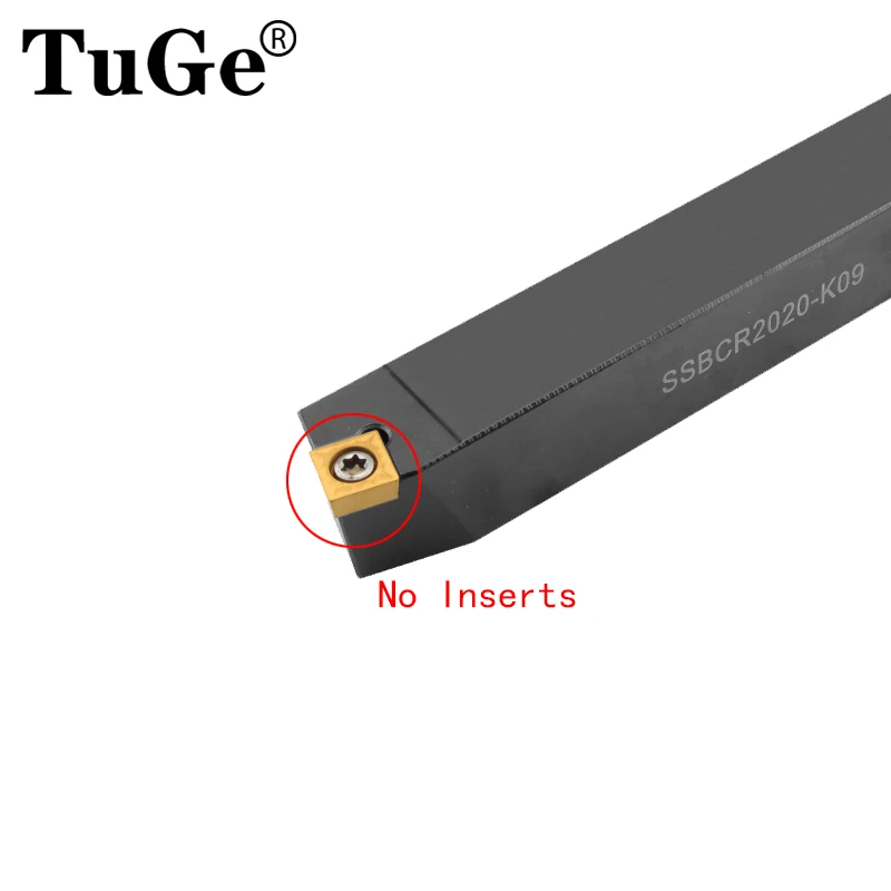 Herramienta de torneado externo CNC, soporte de ángulo de corte de 75 grados sin insertos, SSBCR1616H09 SSBCR2020K09 SSBCR2020K12 SSBCR2525M12