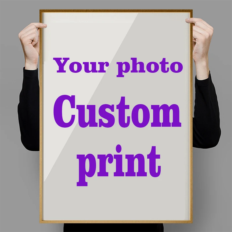 

custom canvas painting for liveing room wall art poster and prints customized your photo hanging picture bedroom Hoom Decoration