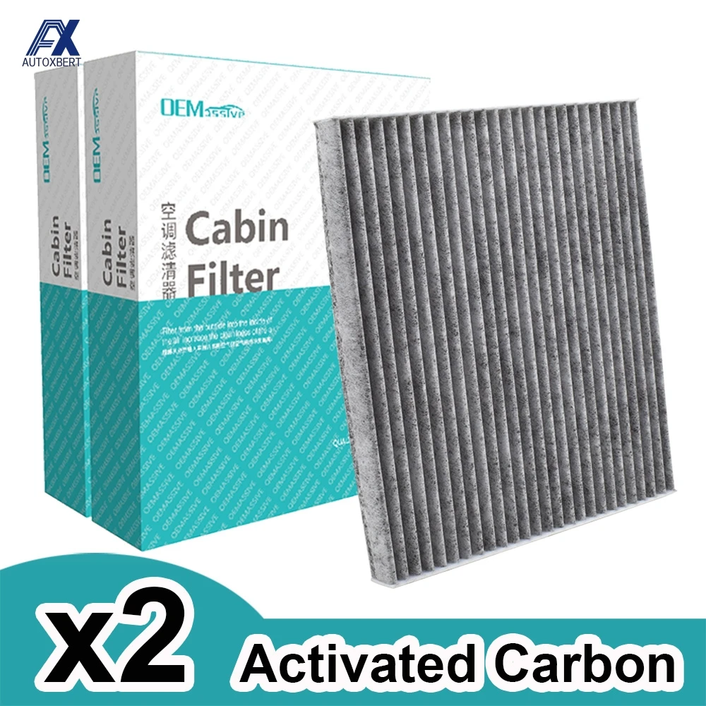 2x Car Pollen Cabin Air Filter For Toyota Avensis Verso Corolla Verso 2003 2004 2005 2006 2007 2008 2009 88568-02030 88568-12020