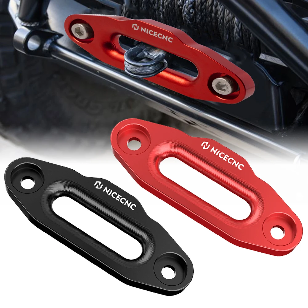 NICECNC ATV передний и задний трос для лебедки Hawse Fairlead для 7/8 дюймов, 123-дюймовых централей с креплениями для лебедок для квадроциклов