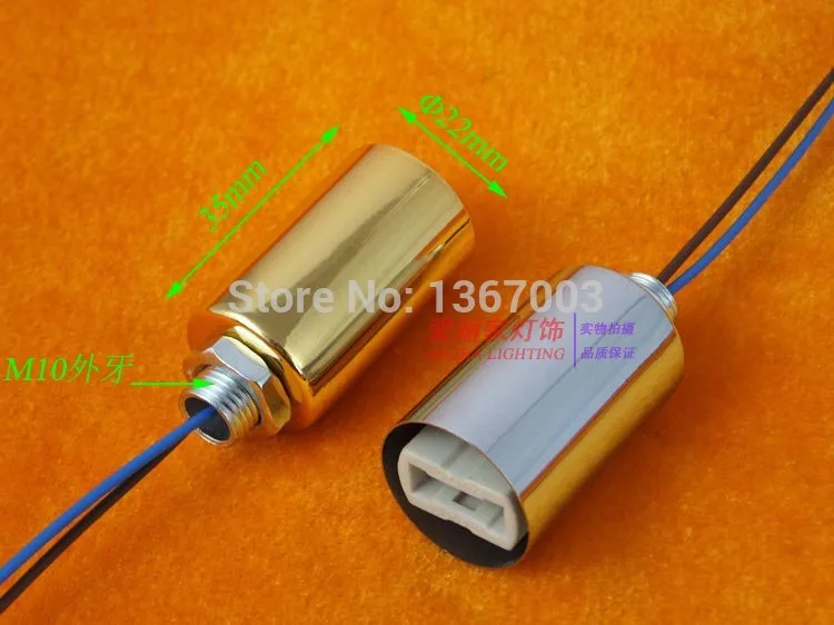 2pcs 10pcs G9 Socket Ceramic Base With 0.3mm2  20cm Wire Light Holder Chrome Gold Color Lamp Cup Lighting Accessories