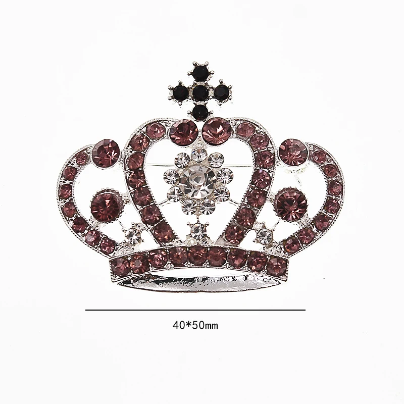 

20pcs/lot Crown brooch crystal brooch rhinestone crown brooch pin