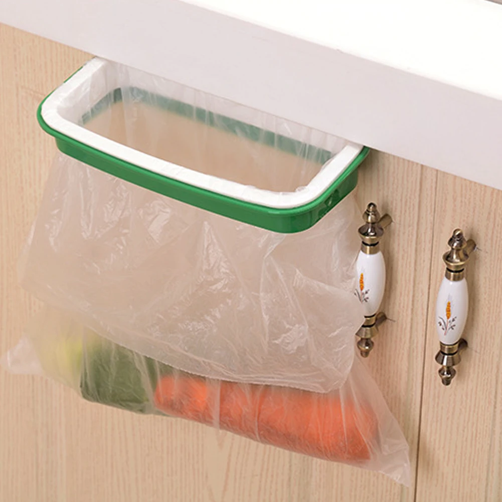 Portable Hanging Trash Garbage Bag Garbage Bag Holder Hanging Garbage Bags Storage Rack Holder For Kitchen Storage