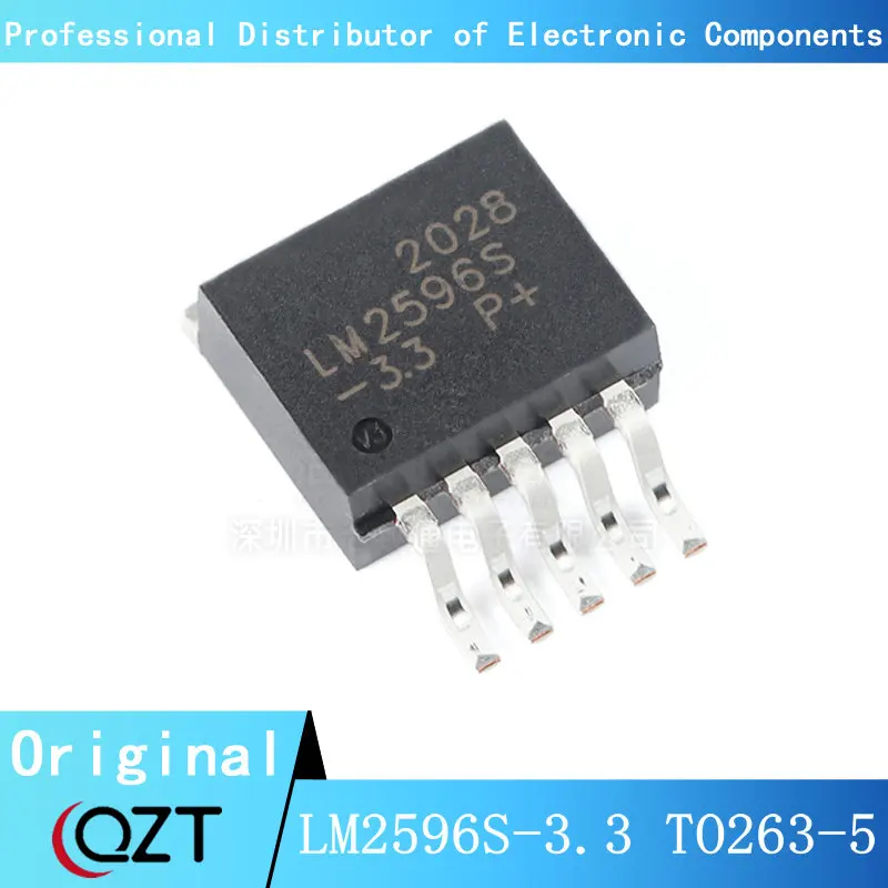 10pcs/lot LM2596S-3.3 TO263-5 LM2596S 3.3 LM2596 3.3V TO-263-5 chip New spot