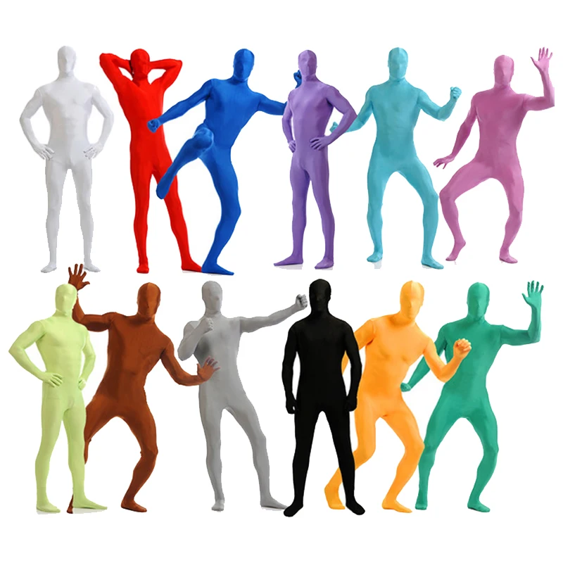 Cosplay collant all-inclusive zentai Lycra onesies costumi da palcoscenico Zentai Suit Custome per Halloween performance 24 colori