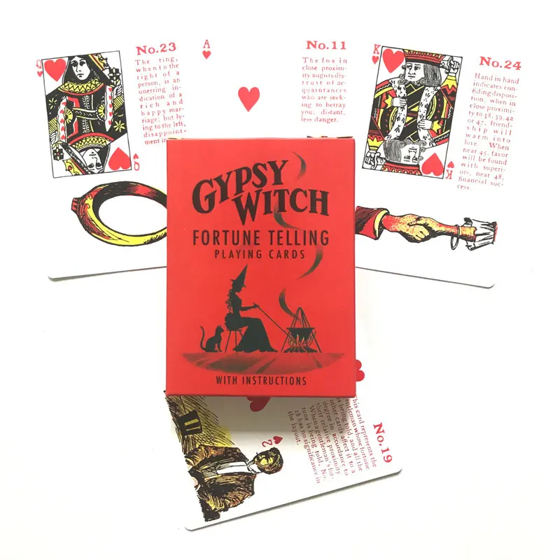 Gypsy Witch Fortune Telling Oracle Card For Entertainment Fate Divination Card Game Tarot And A Variety Of Tarot Options PDF Gui