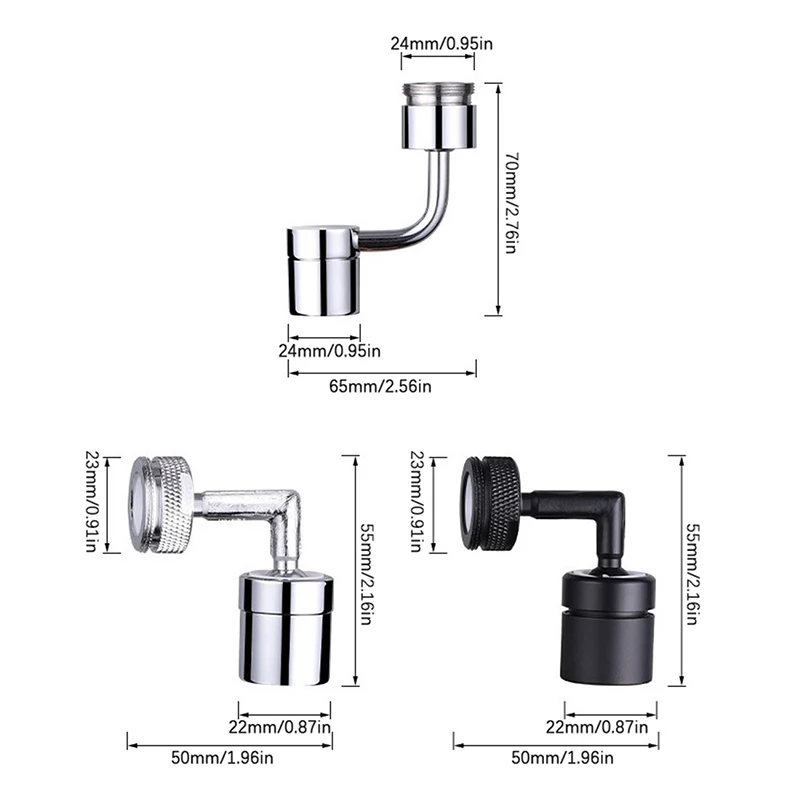 720 gradi universale filtro antispruzzo rubinetto testa di spruzzo lavabo rubinetto Extender adattatore rubinetto da cucina ugello rubinetti flessibili spruzzatore