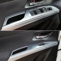 LHD! Car Accessories for Suzuki SX4 S-Cross 2014-2020 ABS Matter Interior Window Switch Panel Trim 4pcs