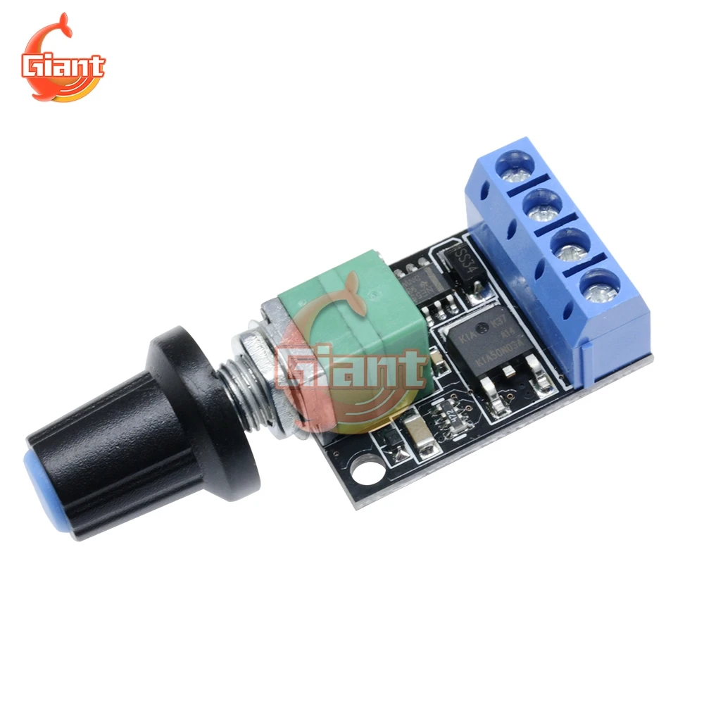 DC 5V 12V Governor PWM Motor Speed Controller 10A Stepless Speed Regulator LED Dimmer Speed Control Switch for LED Light Strip