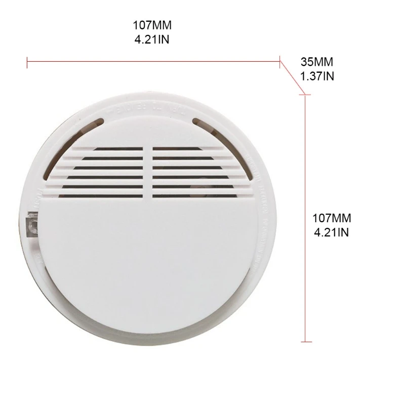 Professional Round Smoke Detector Wireless Smart Fire Smoke Alarm High-sensitivity Sensor Used for Home Office Hotel