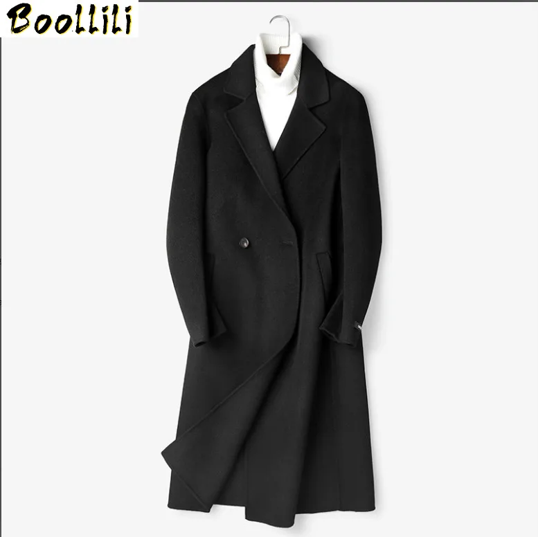 

Wool Coat Boollili Autumn Winter Jacket Men Handmade Double-sided Woolen Coats Mens Korean Jackets Abrigo Hombre