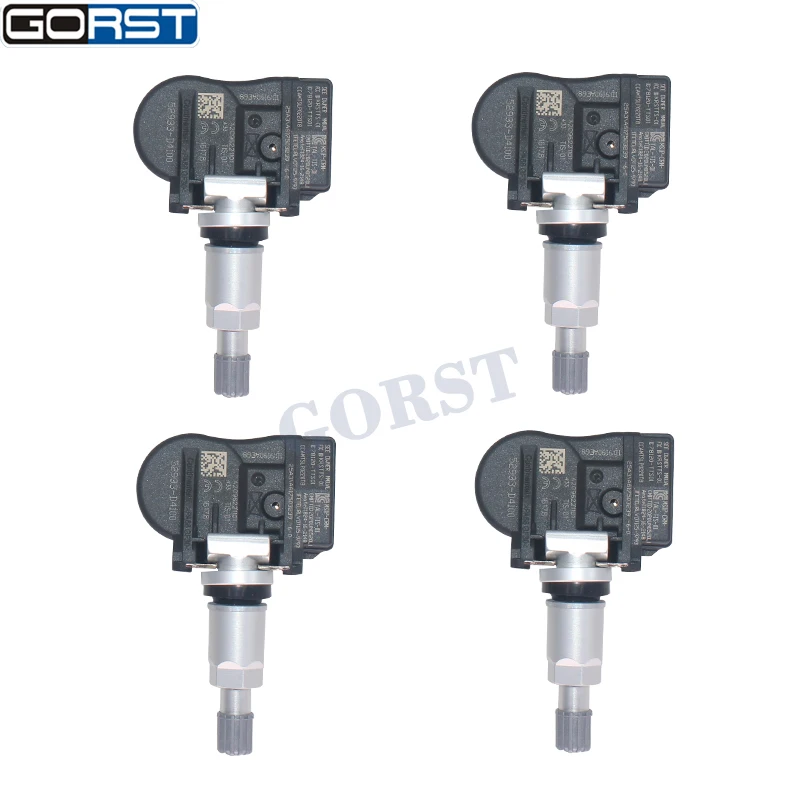 

4 X TPMS Tire Pressure Monitor Sensor 52933-D4100 For Hyundai Elantra I30 I30 Fastback Kia Optima Niro 2015-2022 52933-F2000