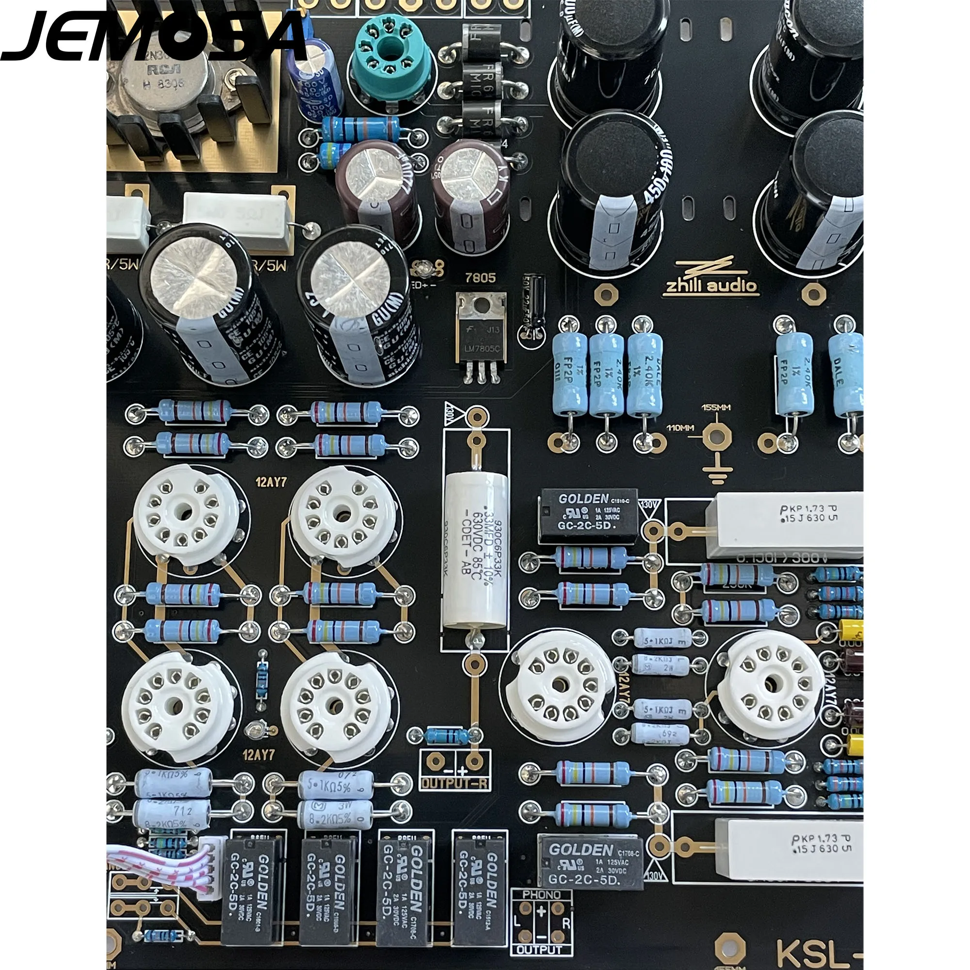 JEMOSA High-end Hi-Fi Valve Tube Phono Pre-Amplifier Stereo Preamp Board Perfect Reference KONDO AUDIONOTE M77 Circuit Board