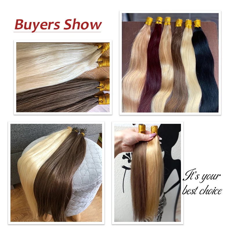 I Tip Hair Extension Straight Human Hair Extensions 40g/50g/ Set Capsule Keratin Natural Fusion Human Hair Extension 12-26inch