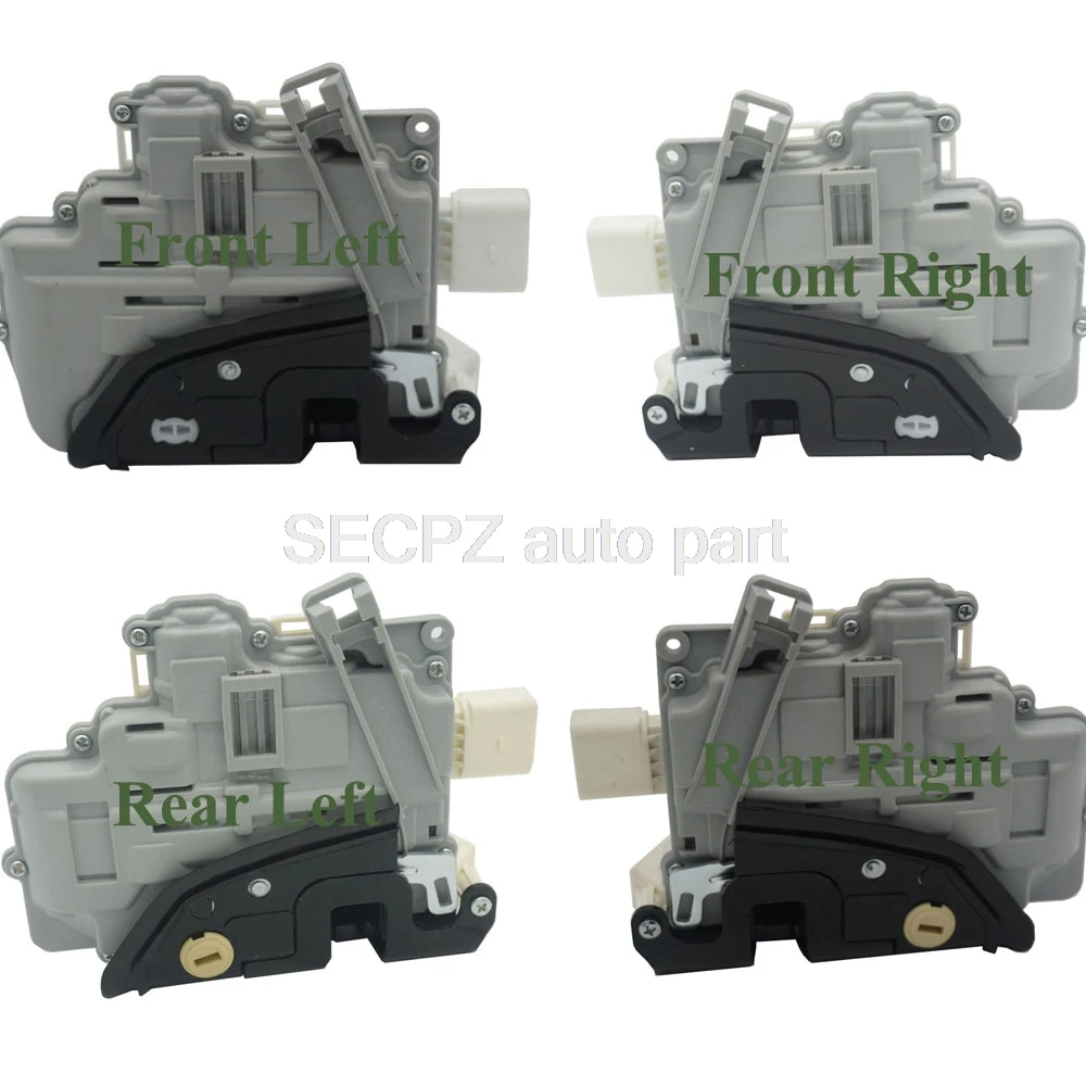 4F0839016 4F0839015 4F1837016 4F1837015 z przodu z tyłu lewego prawego 4 zatrzaskowy zamek drzwiowy dla Audi A3 A4 A6 C6 A8 R8 Seat Exeo ST