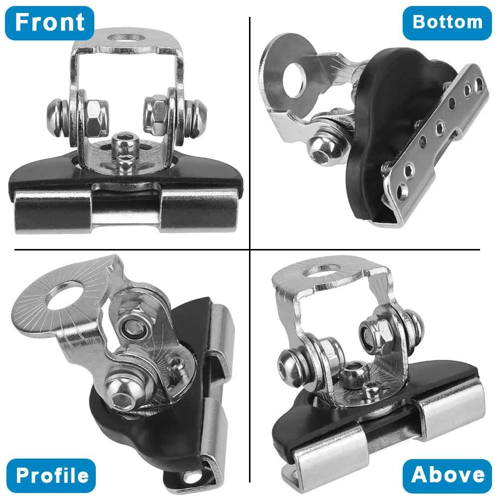 Metal Bracket Holder Mounting Clamp Led Work Light Bar Car Engine Hood Cover Universal 1pair Rotatable