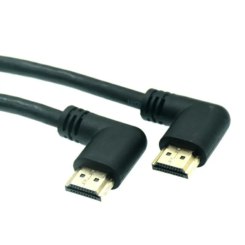 Cable macho a macho para Xbox, PS4, PS5, 90 grados, 8K, 60HZ, UHD, Ultra HD, Compatible con HDMI 2,1, 7680x4320, 4K, 120HZ, HDR