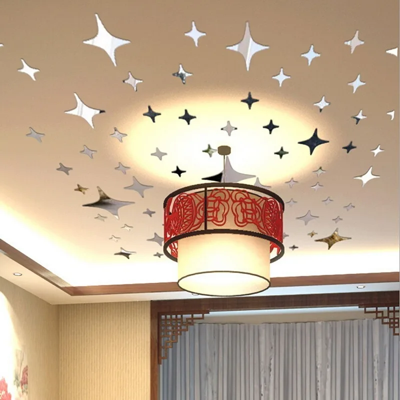 50 개/대 이동식 3D 아크릴 벽 스티커 대 한 Kids 룸 Living 룸 침실 Living 룸 홈 Decor