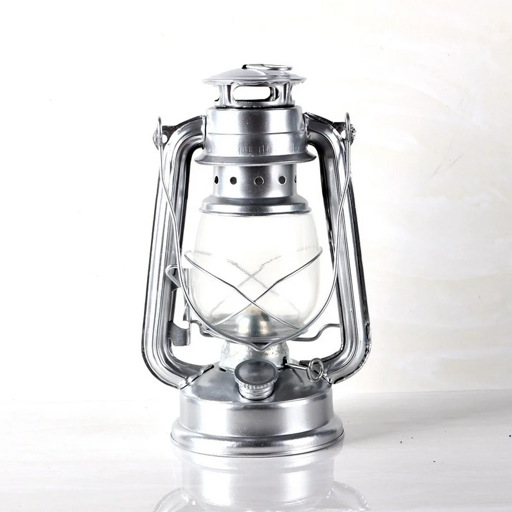 25Cm Retro Cổ Điển Dầu Lửa Đèn 4 Màu Dầu Hỏa Lồng Đèn Dầu Hỏa Lồng Đèn Bấc Di Động Đèn Di Động Đèn Tô Điểm