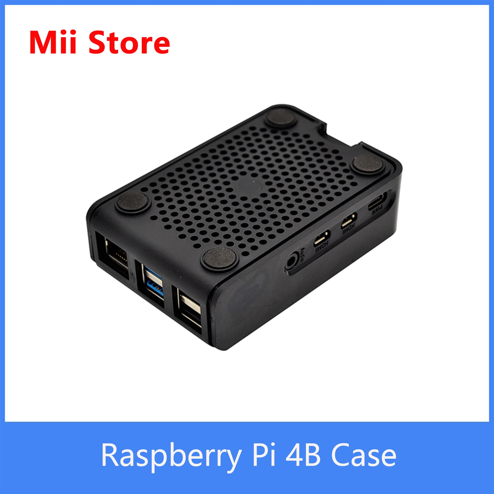 Caso oficial Raspberry pi 4 Modelo B Autêntico ABS Shell