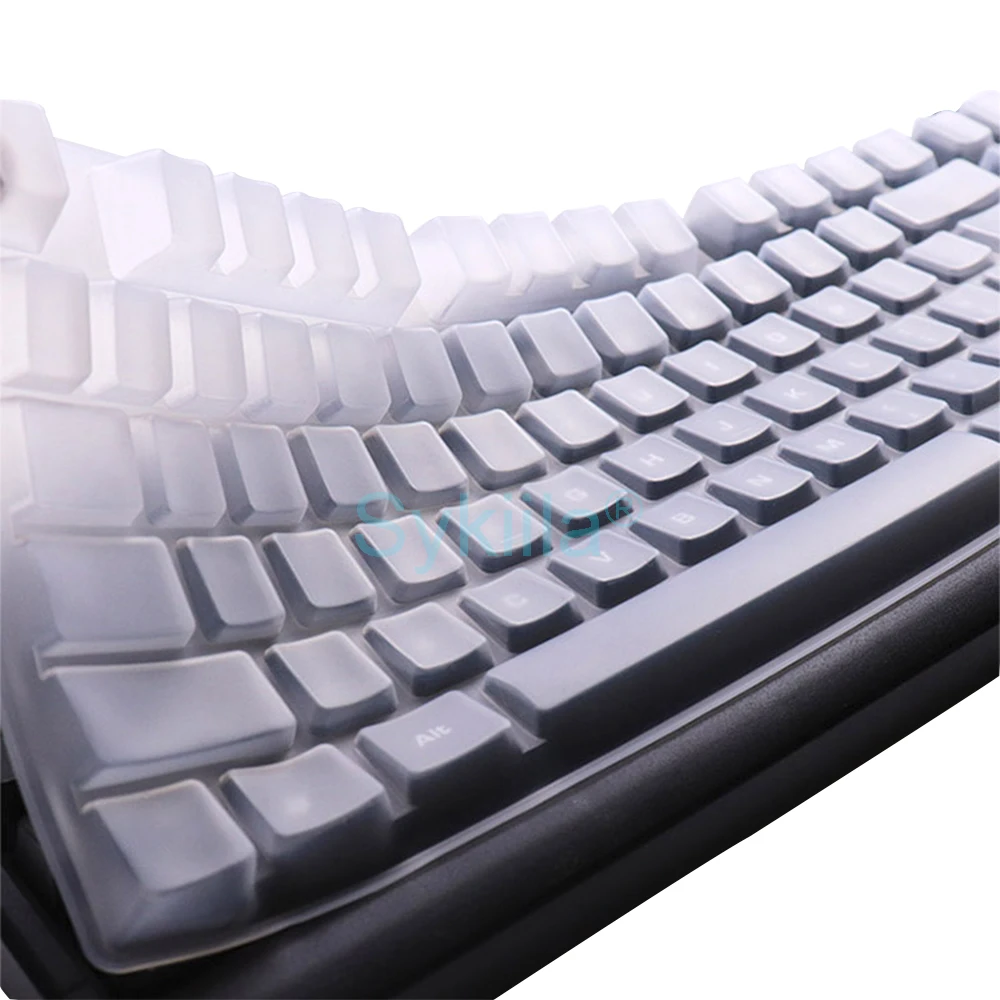 Keyboard Cover for MIIIW 600K HZJP01YM QZJP01YM Gaming for Cherry Mechanical 104 Clear Transparent Silicone TPU Protector Skin