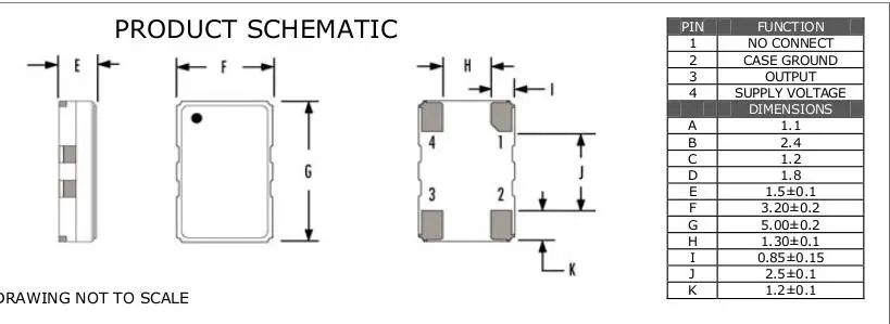 Imagem -02 - Compensação de Temperatura Smd Oscilador de Cristal Tcxo 5032 12mhz 12m 12.000mhz Alta Precisão Peças