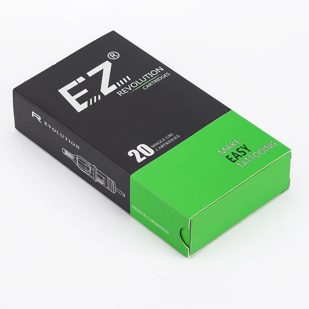 EZ Revolution Tattoo Needles Cartridge Magnum # 12 0.35 mm Long Taper 5.5 mm Tattoo Accessories for Cartridge machine 20pcs /box