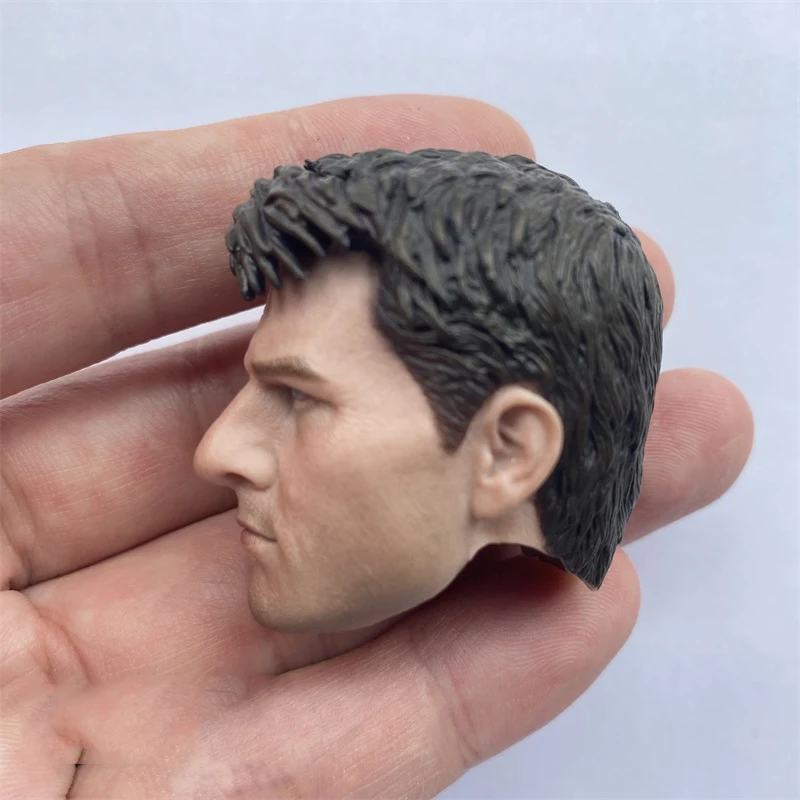 In Stock For Sale 1/6th Tom Cruise Handsome Guy Male Star Male Head Sculpture For Usual 12inch Doll Action Figure