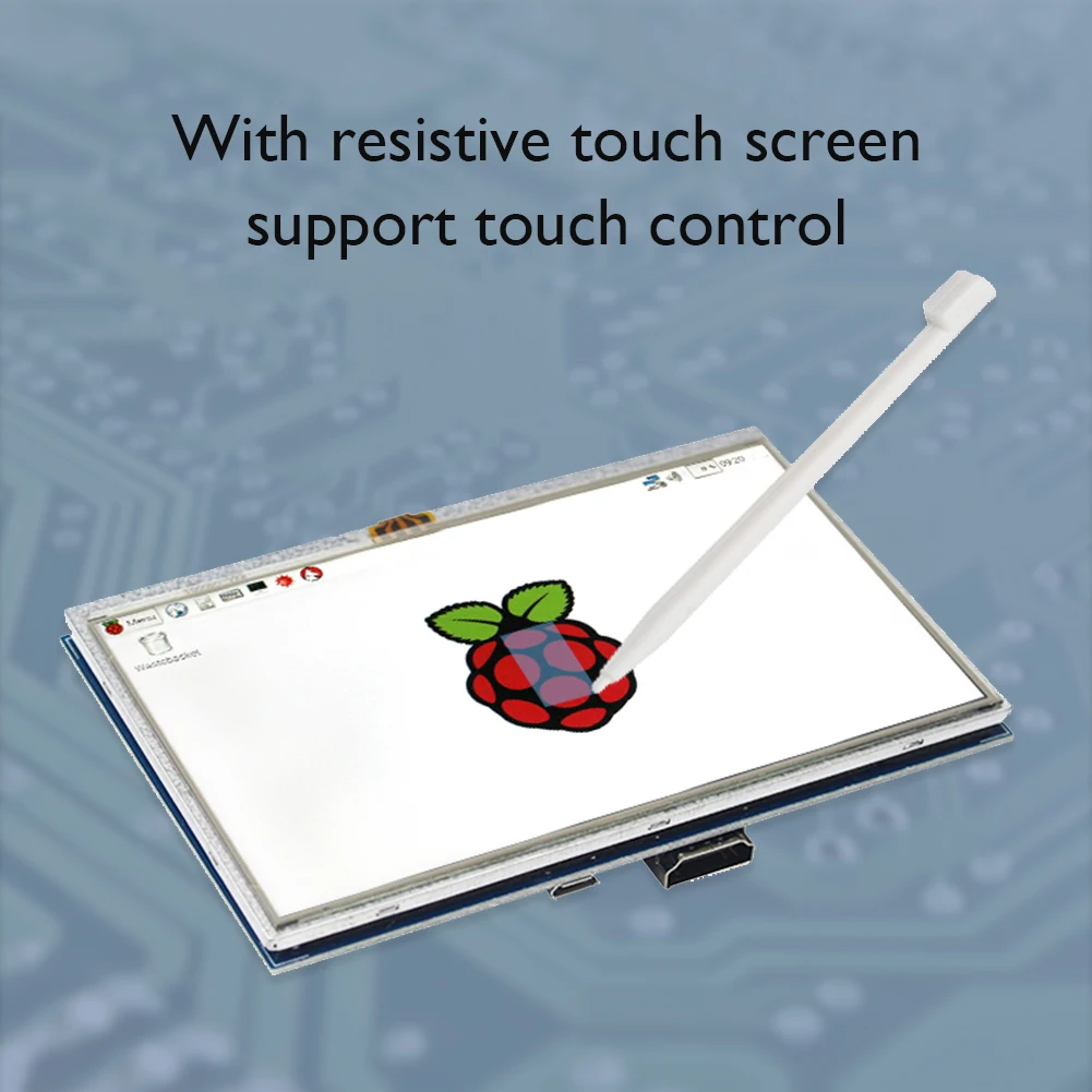 Imagem -02 - Tela Lcd de Polegadas Compatível com Hdmi Kit de Módulo de Monitor de Exibição Substituição para Raspberry pi 4b 3b +