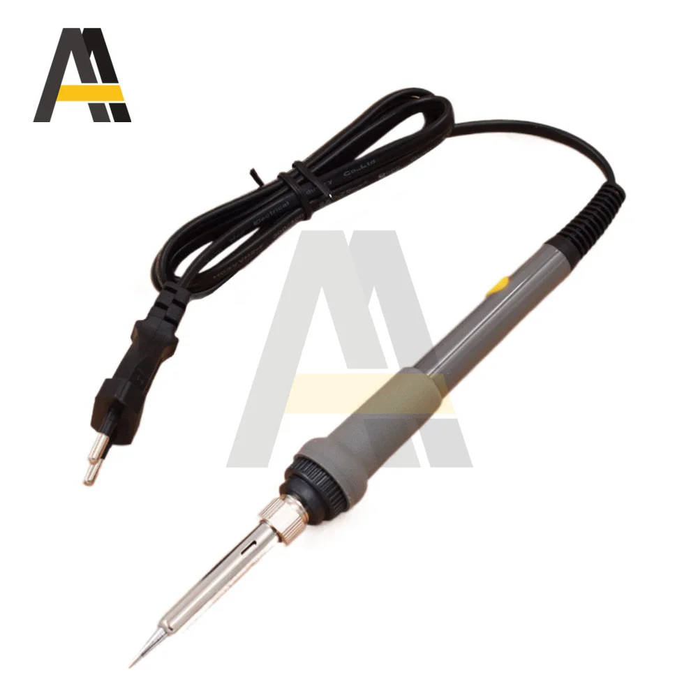 

Adjustable Temperature Electric Soldering Iron 220V 60W Welding Solder 200-450℃ Heat Pencil Tips Repair Tool with EU plug