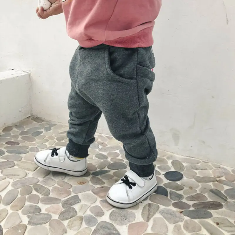 Ropa holgada para niño pequeño, pantalones bombachos con estampado de monstruo de boca grande, de algodón, Jogger, 0-4 años, 2021