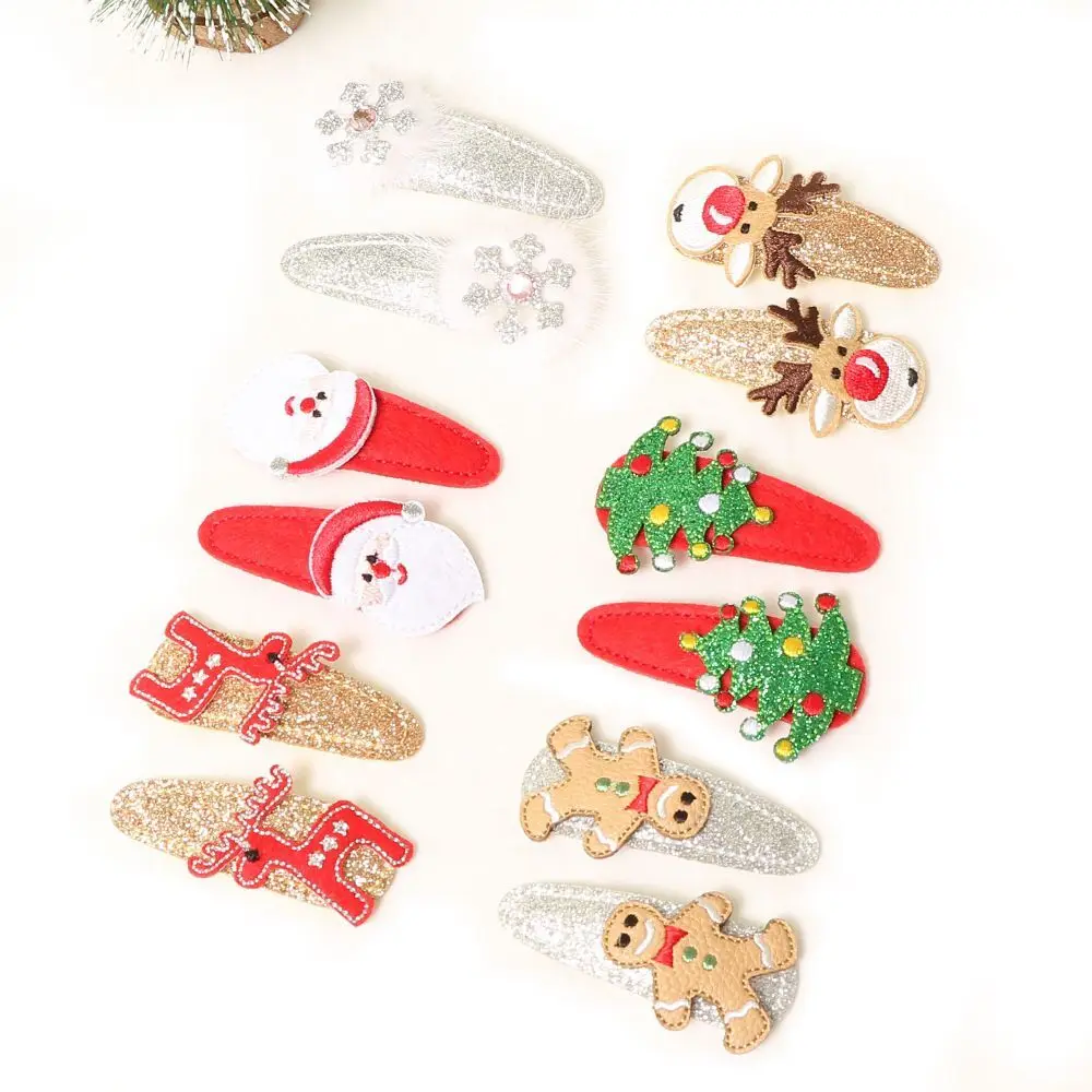 36pc/lot Christmas gift hairpin children hair accessories holiday gift princess Christmas hair clips girl hair accessories side