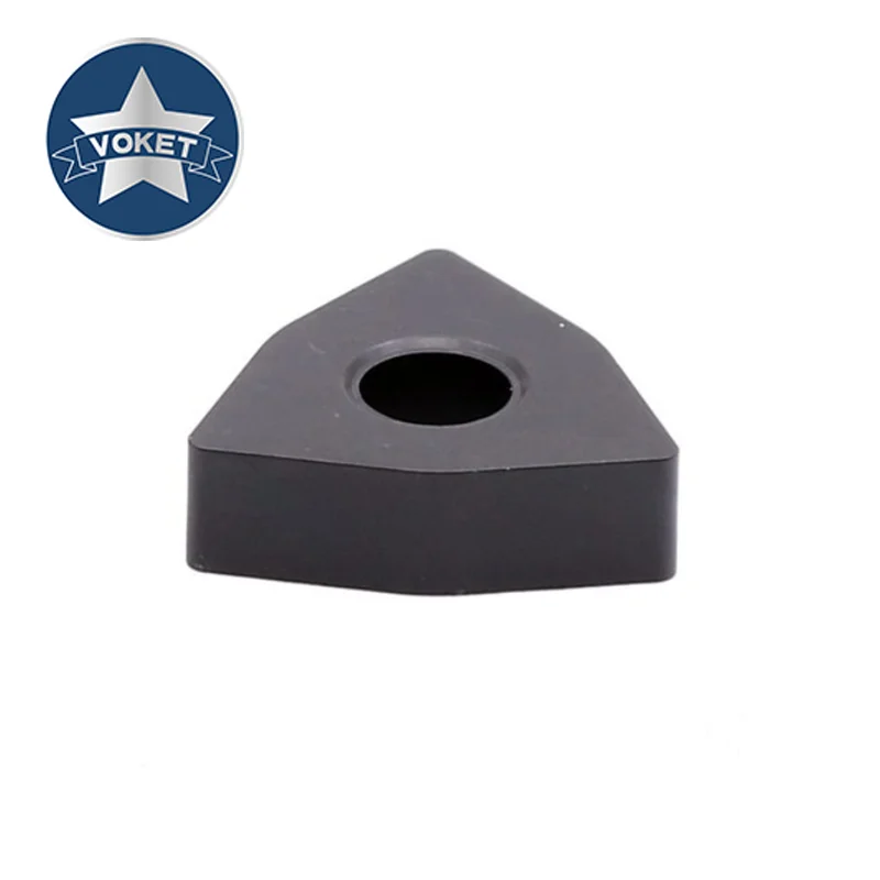 VOKET CNC turning blade WNMG 080408 080412 peach-shaped alloy blade cast steel slotting medium rough finishing knife grain