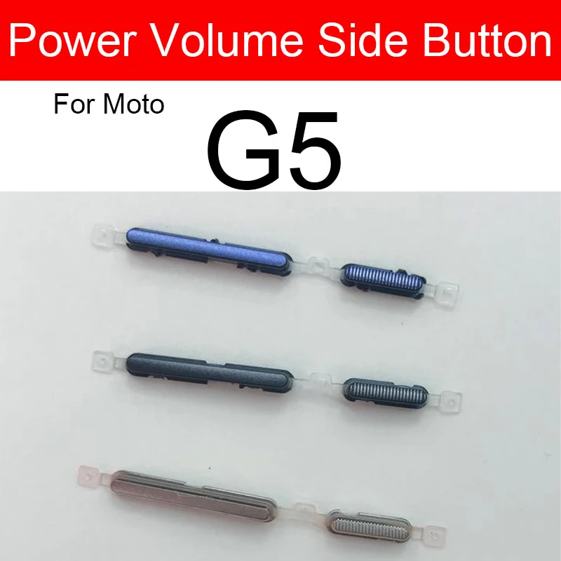 Power Volume Side Button For Motorola Moto G5 G5s G4 Plus G4 Play G3 G Power On Off Volume Switch Key Replacement Parts