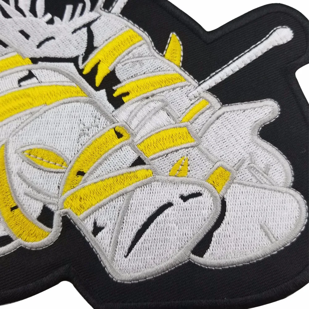 Darrksiders polonia Mummy Skull ricamo MC Biker Iron on patch per la decorazione dell\'abbigliamento Cool Set completo giacche Applique personalizzata