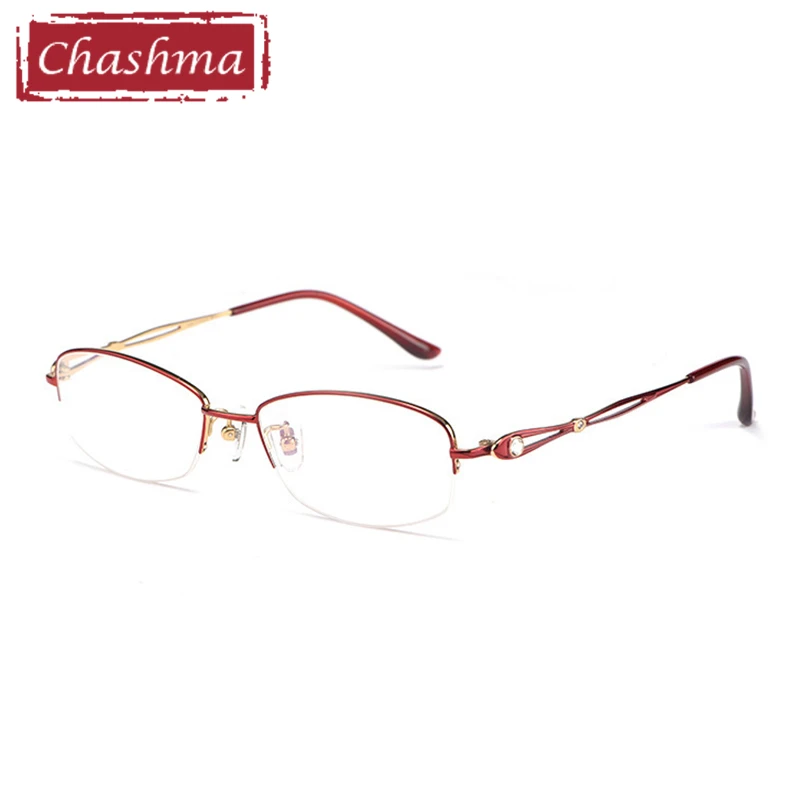 Women Glasses Frame Titanium Prescription Glasses Transparent Lenses Spectacles Light Eyewear Top Quality Not Lose Color