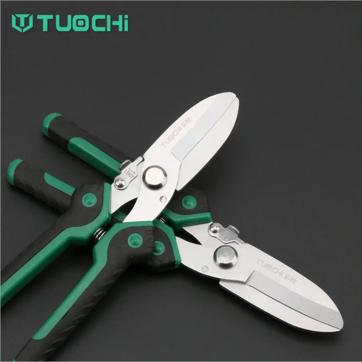 Metall Blatt Schneiden Scissor Gezackten Multi-zweck Industriellen Schere Zinn Snips Aluminium Stahl Cutter Scheren Hand Werkzeuge