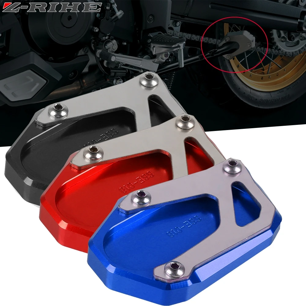 

For SUZUKI VSTROM V-STROM 1050 1000 XT GSX-S1000F GSX-S1000 Katana 2019-2021 Motorcycle Side Stand Enlarger Kickstand Plate Pad