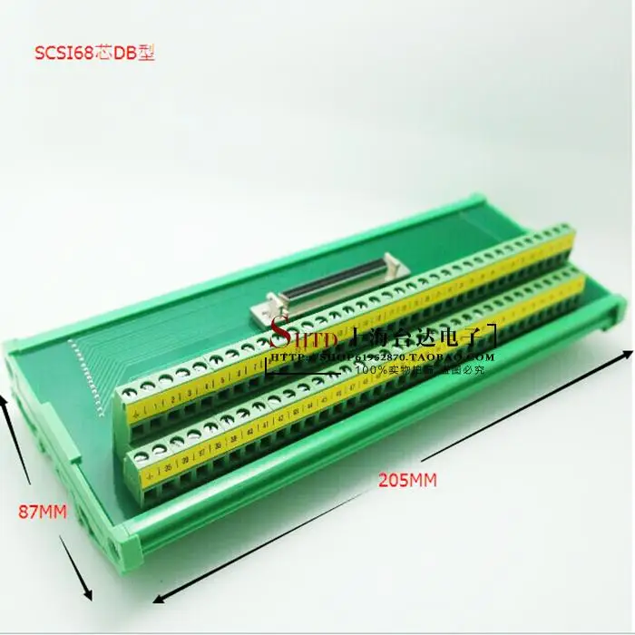 

SCSI68 Core DB Type Adapter Board Terminal Board Wiring Module Relay Module Distributor Wiring Block