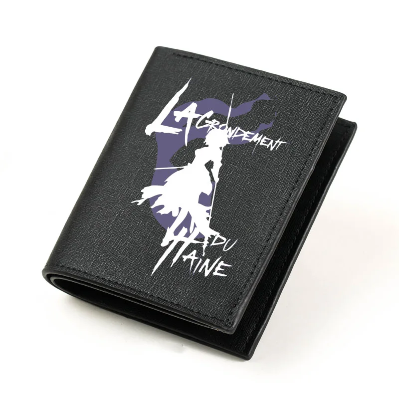 Anime Fate/Grand Order Jeanne D\'Arc Joan of Arc Cosplay Folding PU Short Purse Card Holder Cartoon Unisex Long Wallet