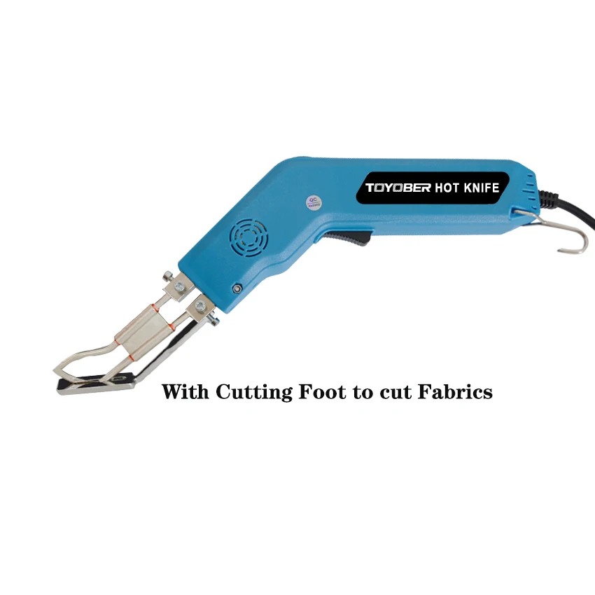 TOYOBER Hand Held Hot Knife Fabric Cutter Rope Cutting Nickel-Chromium Alloy Heat Cutter Tool Kit Electric Hot Knife