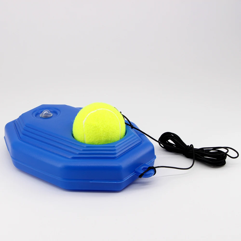 WELKIN Heavy Duty Tennis Training Aids Tool Elastic Rope Ball Practice Self-Duty Rebound Tennis Trainer Partner Sparring Device