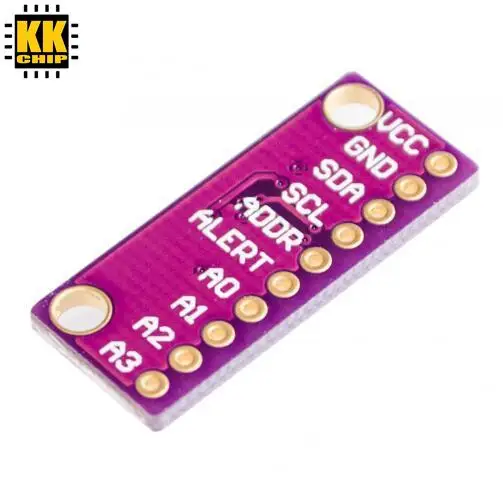 I2C ADS1115 16 Bit ADC 4 Canal Módulo com Amplificador Programável de Ganho, 2.0V a 5.5V para Arduino RPi