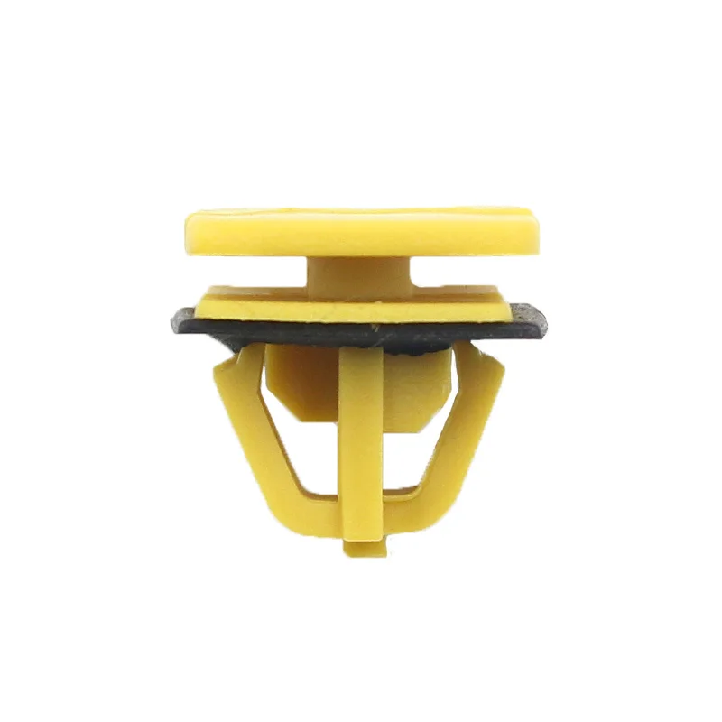 Auto Yellow Plastic Retainer Clips Door Sill Strip Trim Panel Retaining Clip Fasteners With Black Gasket for Hyundai