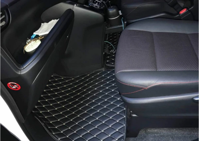 Good quality! Custom full set car floor mats for Right hand drive Toyota Voxy R80 2020-2014 7 8 seats durable waterproof carpets