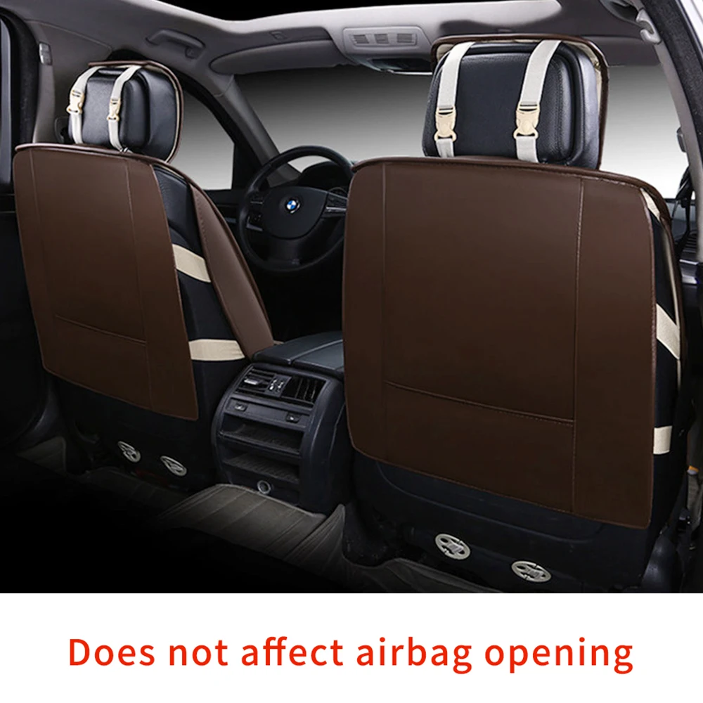 Leather Car Seat Covers for Mitsubishi Pajero 4 2 Sport Outlander xl asx Montero Accessories Lancer 9 10 Carisma Seat Protector