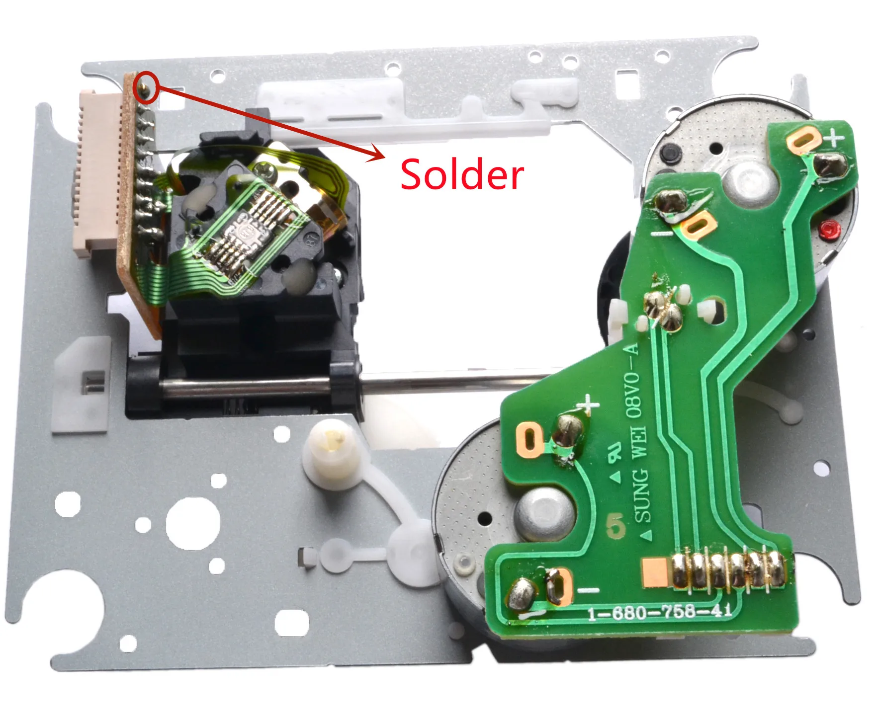 Imagem -03 - Substituição para Tascam Partes Sobressalentes do Leitor de cd Lente a Laser Unidade Cd160mkii Captador Óptico Bloqueador Óptico