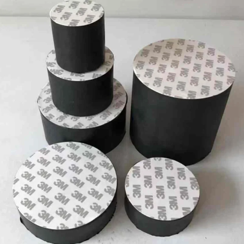 Self-adhesive furniture Leg Feet lengthen pads hard rubber Anti-slip Mat Bumper Damper for Chair Table bed Protector Hardware